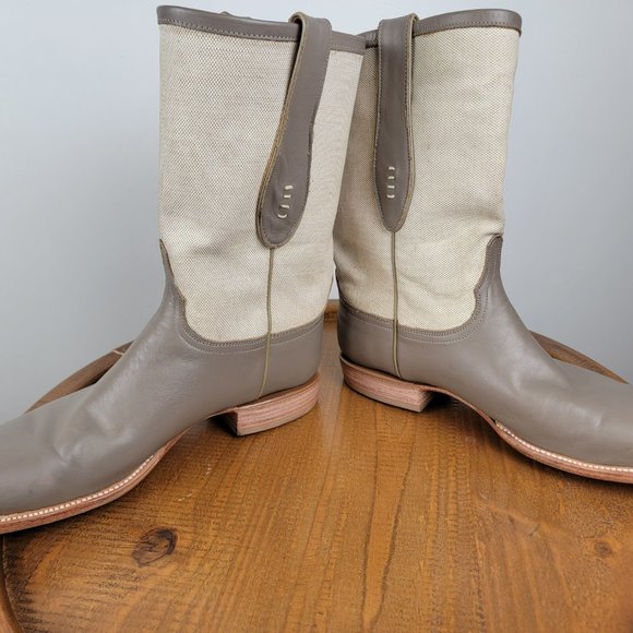 LUCCHESE WOMEN'S SIZE 10 Gray Riding Boots ***NEW* - Picture 4 of 6